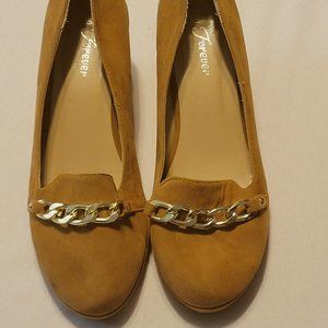 Forever Gold Pumps sz 9